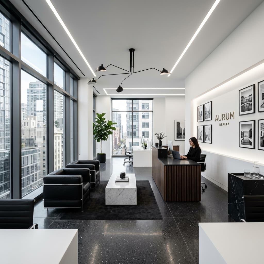 Luxury Minimalist Workspace